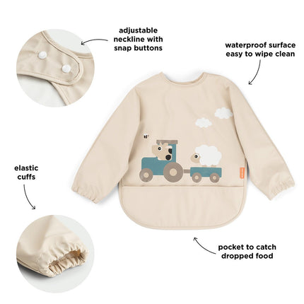 Lopende zak slabbetje Tiny farm Sand koop je bij Babywinkel