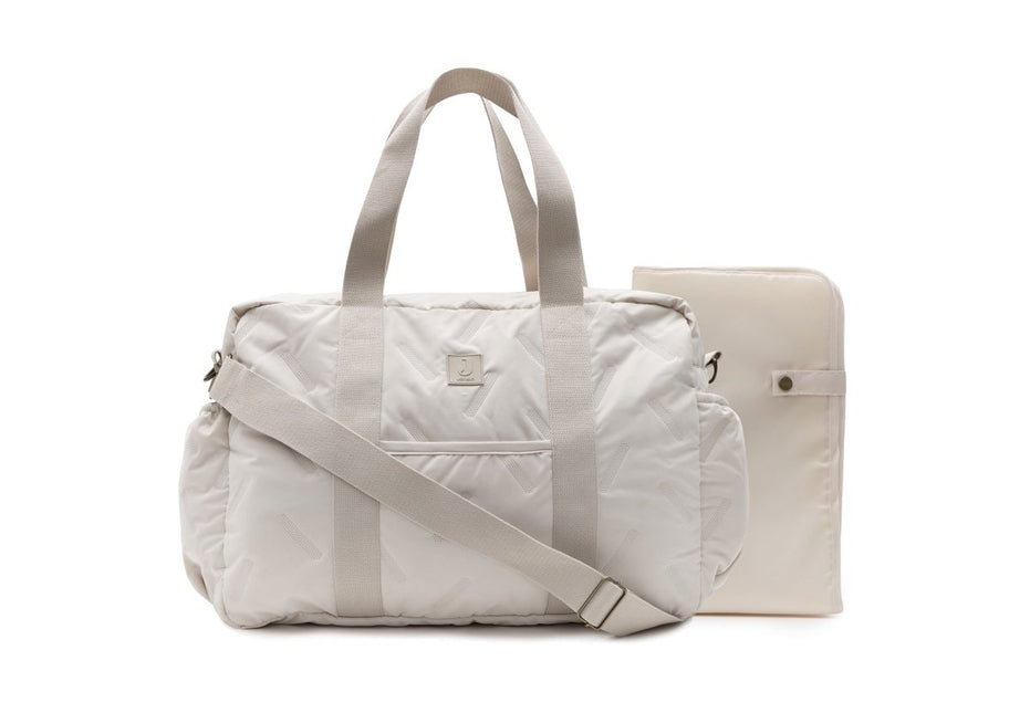 Luiertas Embossed Lily - Sand - Babywinkel - 8717329401006