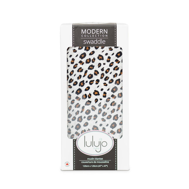 Lulujo Hydrofiele Doek Leopard 120x120cm - Lulujo - Babywinkel - 628233451620
