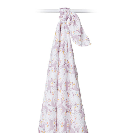 Lulujo Hydrofiele Doek Modern Unicorn Katoen 120x120cm - Lulujo - Babywinkel - 628233454652