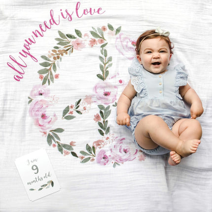 Lulujo Mijlpaalkaarten All You Need Is Love - Lulujo - Babywinkel - 628233455932