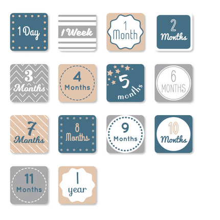 Lulujo Mijlpaalkaarten I Will Move Mountains - Lulujo - Babywinkel - 628233455826