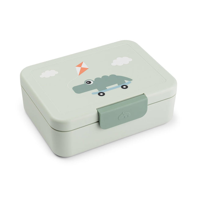 Lunch box w/divider Green Playground - Babywinkel - 5712643059912