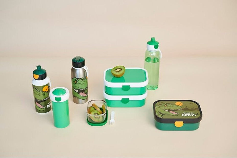 Lunchset Campus Drinkfles+Lunchbox Dino - Babywinkel - 8711269987873