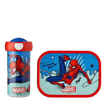 Lunchset Campus Schoolbeker+Lunchbox Spiderman - Babywinkel - 8720294012696