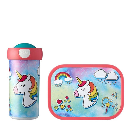 Lunchset Campus Schoolbeker+Lunchbox Unicorn - Babywinkel - 8711269957241