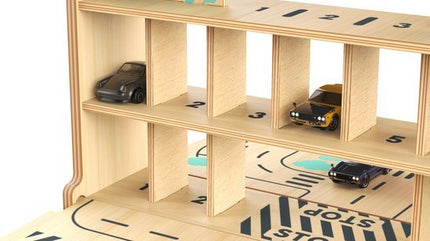 Mamatoyz Speelgoed Autogarage Carpark in Koffer koop je bij Babywinkel