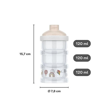 Melkpoedertoren Mepal Mio 3 - delig - Little Goose - Babywinkel - 8720294049296