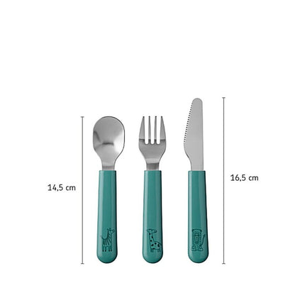 Mepal Baby Bestekset Mio 3 delig Deep Blue - Mepal - Babywinkel - 8711269993478