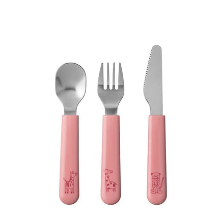 Mepal Baby Bestekset Mio 3 delig Deep Pink - Mepal - Babywinkel - 8711269993461