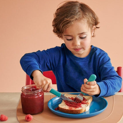 Mepal Baby Bestekset Mio 3 delig Deep Pink - Mepal - Babywinkel - 8711269993461