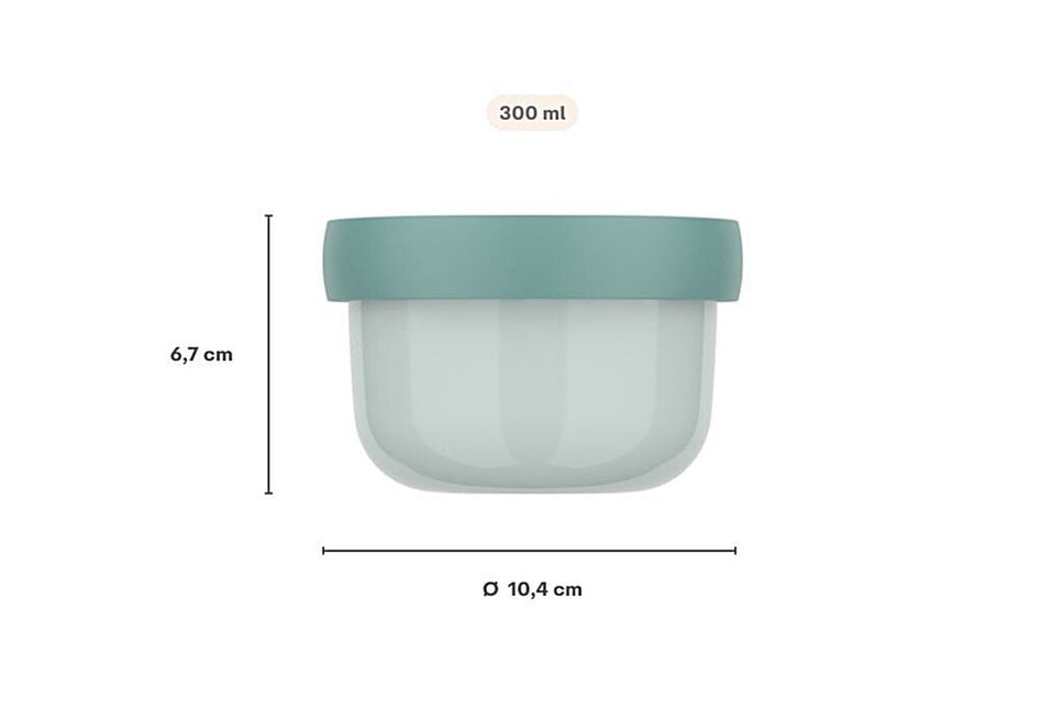 Mepal Fruitbox Campus Stitch Met Vork 300Ml koop je bij Babywinkel