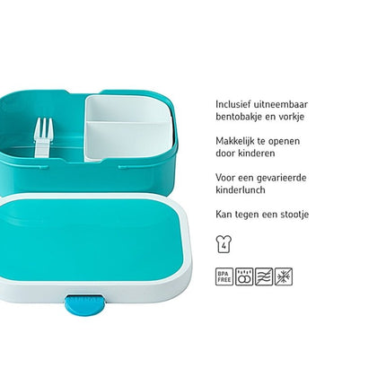 Mepal Lunchbox Campus Turquoise - Mepal - Babywinkel - 8711269946900