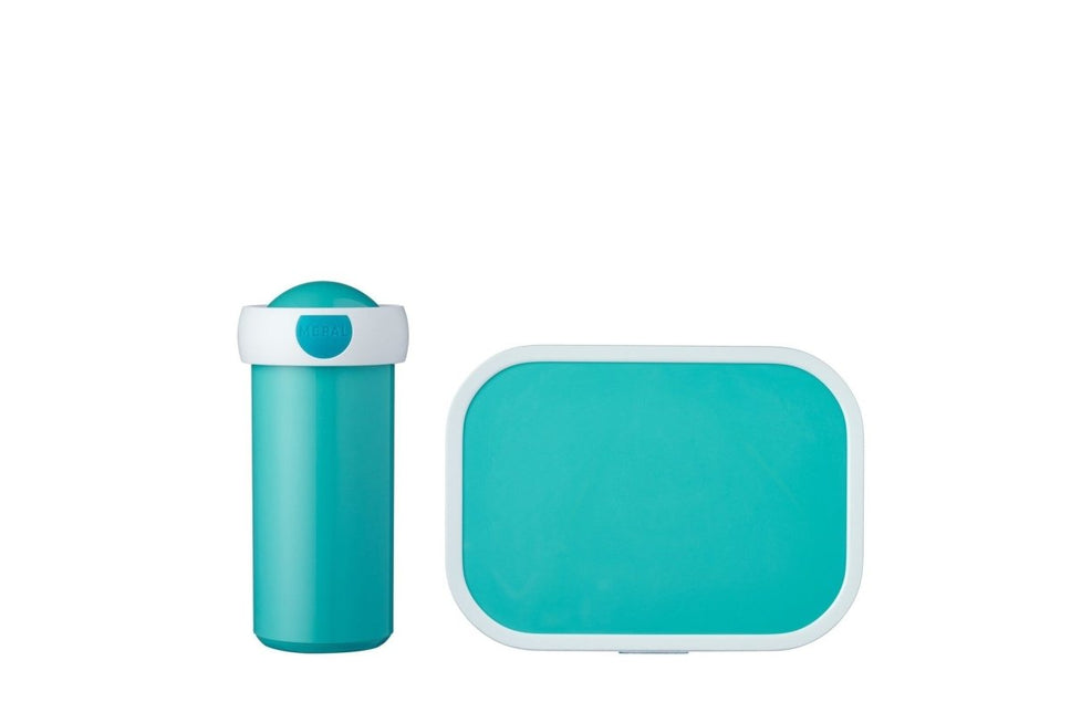 Mepal Lunchset Campus Schoolbeker+Lunchbox Turquoise - Mepal - Babywinkel - 8711269948997
