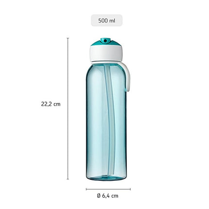 Mepal Waterfles Kind Flip - Up Campus 500ml Blue - Mepal - Babywinkel - 8711269999777