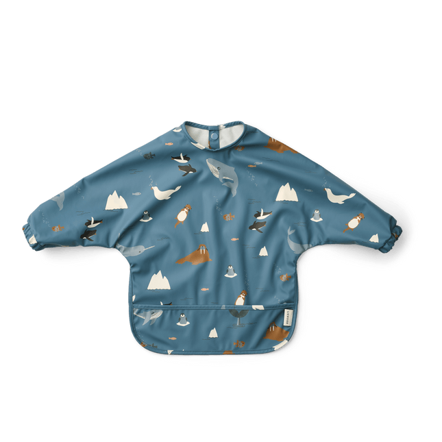 Liewood Slabbetje Merle Arctic Sea / Ocean View koop je bij Babywinkel