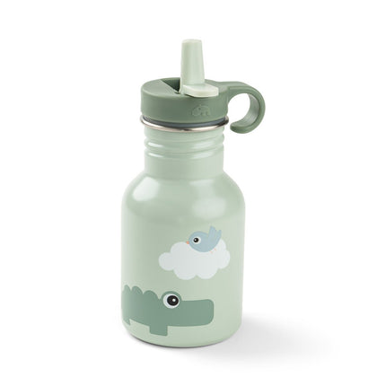 Metalen drinkfles Playground Green 350 ml koop je bij Babywinkel