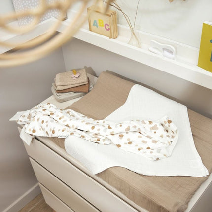 Meyco Aankleedkussenhoes Taupe 50x70cm - Meyco - Babywinkel - 4054703104318