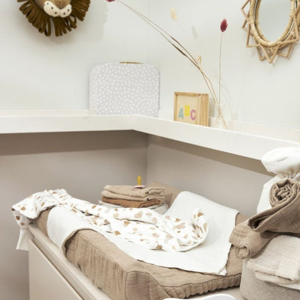 Meyco Aankleedkussenhoes Taupe 50x70cm - Meyco - Babywinkel - 4054703104318