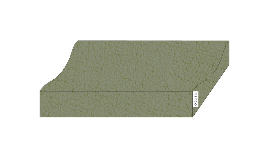 Meyco Aankleedkussenhoes Teddy Olive Green 50X70cm - Meyco - Babywinkel - 4054703220612
