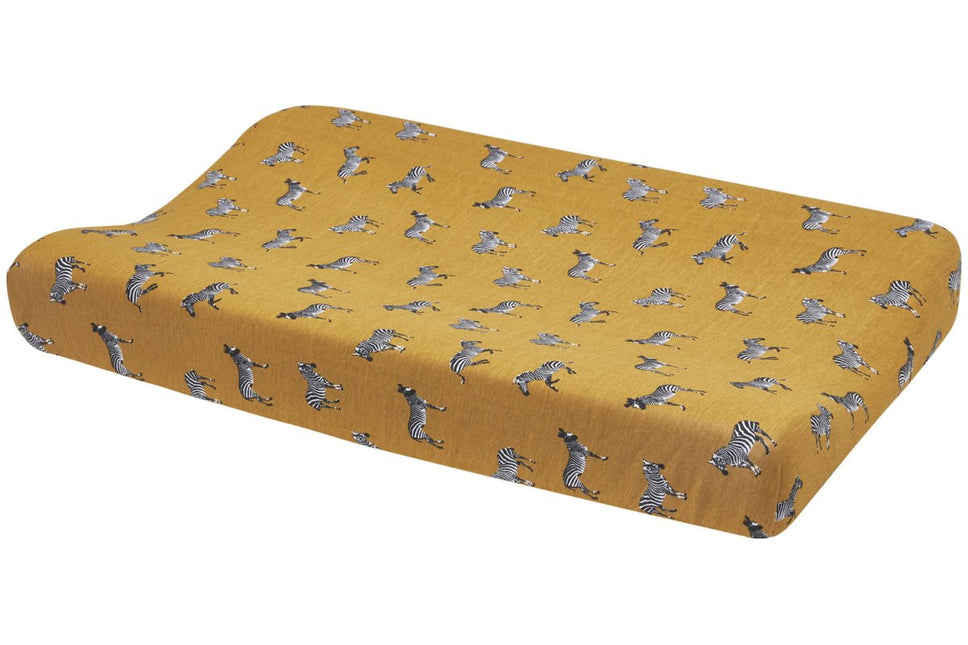 Meyco Aankleedkussenhoes Zebra Animal Honey Gold - Meyco - Babywinkel - 4054703516418