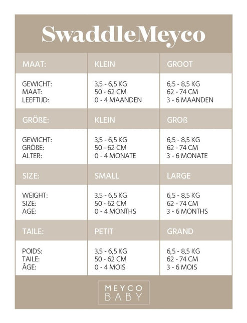 Meyco Baby Cheetah Swaddleinbakerdoek Honey Gold - Meyco - Babywinkel - 4054703301120