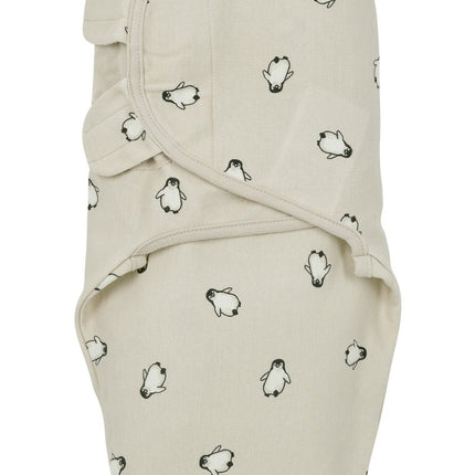 Meyco Baby Penguin Swaddleinbakerdoek Soft Sand - Meyco - Babywinkel - 4054703552614
