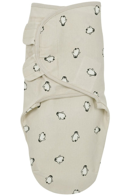 Meyco Baby Penguin Swaddleinbakerdoek Soft Sand - Meyco - Babywinkel - 4054703552614