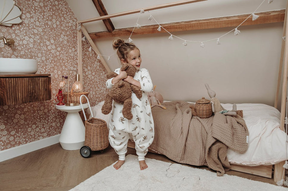 Meyco Baby Robin Baby Winter Slaapoverall Jumper Met Vaste Mouw Multicolour koop je bij Babywinkel