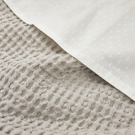 Meyco Baby Waffle Cotton Wiegdeken Greige 75x100cm - Meyco - Babywinkel - 4054703235418