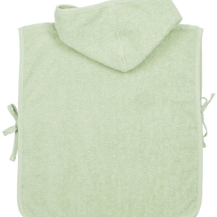 Meyco Badponcho 1 - 3 Jaar Basic Badstof Soft Green - Meyco - Babywinkel - 4054703619461