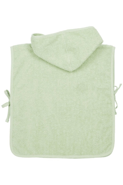 Meyco Badponcho 1 - 3 Jaar Basic Badstof Soft Green - Meyco - Babywinkel - 4054703619461