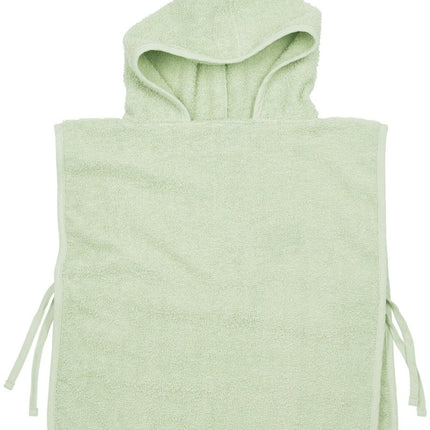 Meyco Badponcho 1 - 3 Jaar Basic Badstof Soft Green - Meyco - Babywinkel - 4054703619461