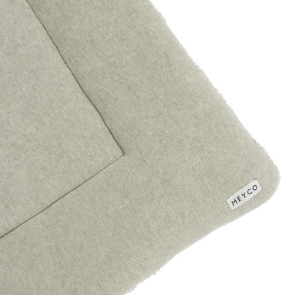 Meyco Boxkleed Knit Basic Sand Melange - Meyco - Babywinkel - 4054703930207