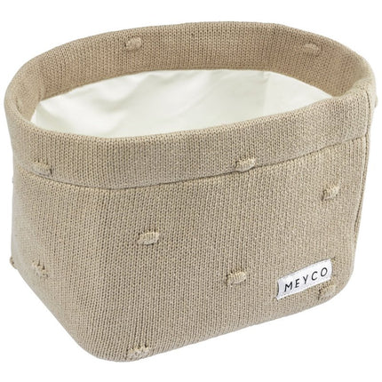 Meyco Commodemandje Medium Mini Knots Sand - Meyco - Babywinkel - 4054703430790