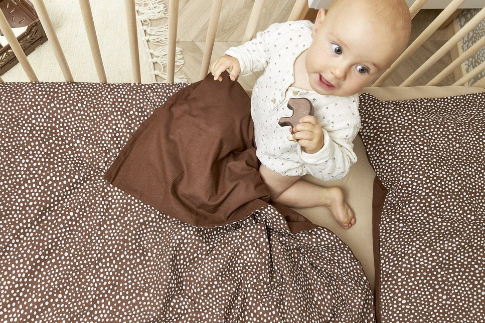 Meyco Dekbedovertrek 100X135cm Cheetah/Choclolate - Meyco - Babywinkel - 4054703435498