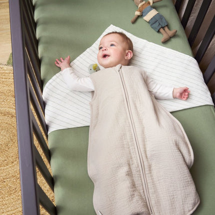 Meyco Hoeslaken 2St Olive Green 70X140X150cm - Meyco - Babywinkel - 4054703668520
