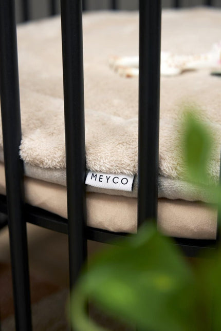 Meyco Hoeslaken Boxmatras Sand Rond 90/95cm - Meyco - Babywinkel - 4054703151190