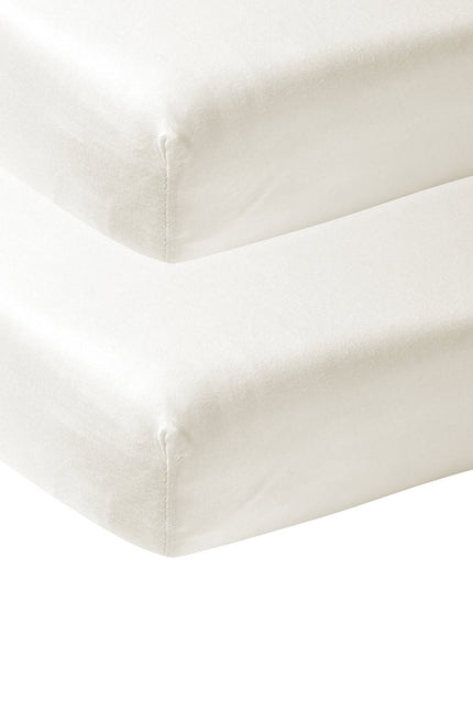Meyco Hoeslaken Jersey 2St 40X80/90 Offwhite - Meyco - Babywinkel - 4054703632019