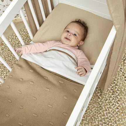 Meyco Hoeslaken Jersey 2St 50X90 Sand - Meyco - Babywinkel - 4054703634068