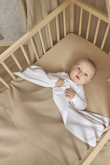 Meyco Hoeslaken Jersey 40X80/90 Sand - Meyco - Babywinkel - 4054703563061
