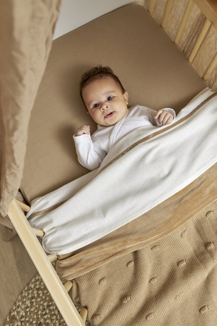 Meyco Hoeslaken Jersey 40X80/90 Taupe - Meyco - Babywinkel - 4054703563177
