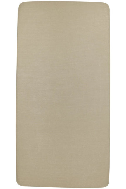 Meyco Hoeslaken Jersey 60X120 Taupe - Meyco - Babywinkel - 4054703640175