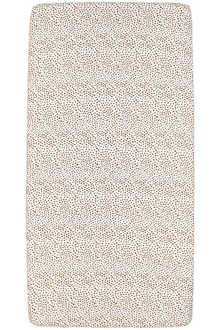 Meyco Hoeslaken Jersey 70X140/150 Cheetah Camel - Meyco - Babywinkel - 4054703565300