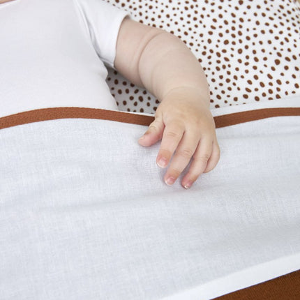 Meyco Hoeslaken Jersey 70X140/150 Cheetah Camel - Meyco - Babywinkel - 4054703565300