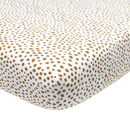 Meyco Hoeslaken Jersey Boxmatras 75X95 Cheetah Camel - Meyco - Babywinkel - 4054703566307