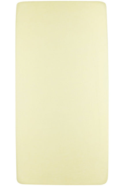 Meyco Hoeslaken Jersey Boxmatras 75X95cm Soft Yellow - Meyco - Babywinkel - 4054703660128
