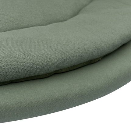 Meyco Hoeslaken Jersey Boxmatras Rond 90/95cm Forest Green - Meyco - Babywinkel - 4054703566628