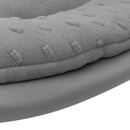 Meyco Hoeslaken Jersey Boxmatras Rond 90/95cm Grijs - Meyco - Babywinkel - 4054703566642