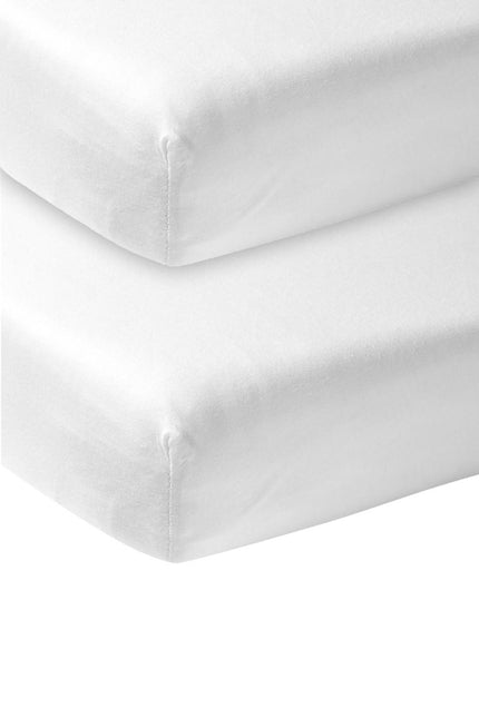 Meyco Hoeslaken Jersey Wit 60x120cm 2st - Meyco - Babywinkel - 4054703642001
